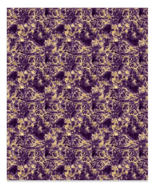 Purple Gold Marble 1 Faux Leather