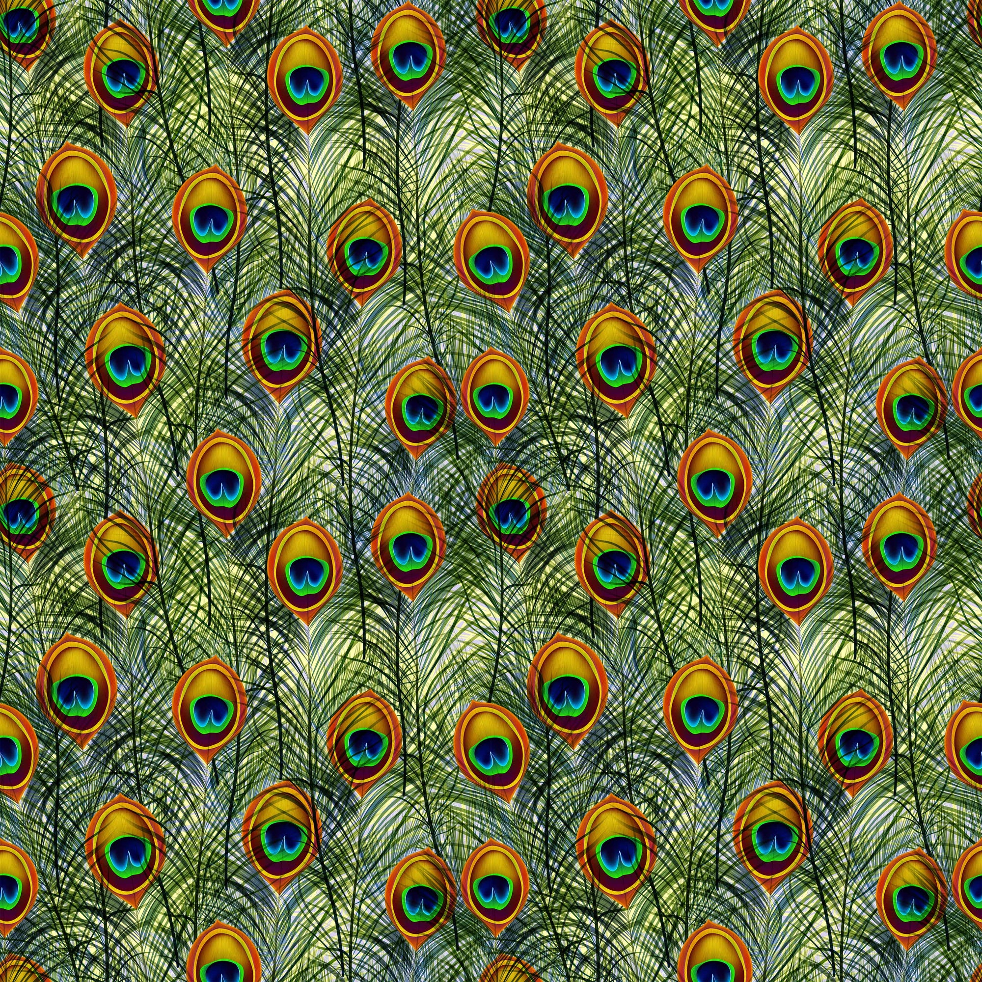 Peacock Feathers Vinyl