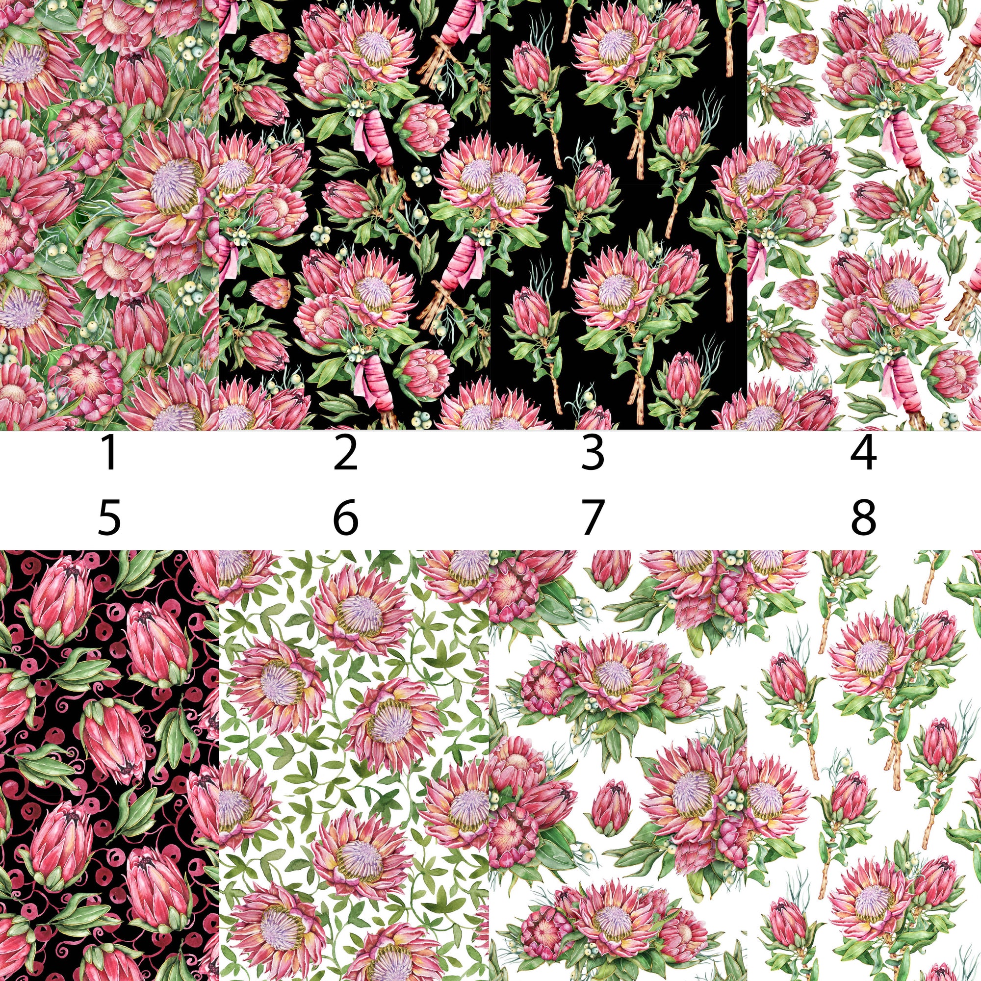 Protea Floral Vinyl