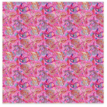 Pink Paisley background pattern printed adhesive vinyl