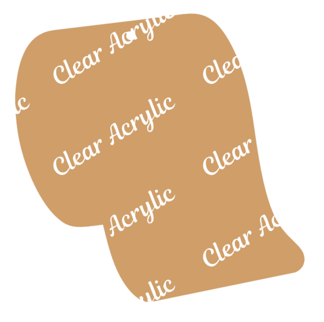 Toilet Paper Roll Acrylic Blanks for Badge Reel Crafts
