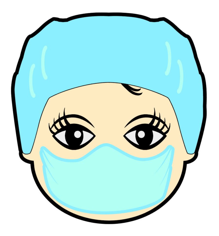 Surgical Nurse Face Acrylic Blank