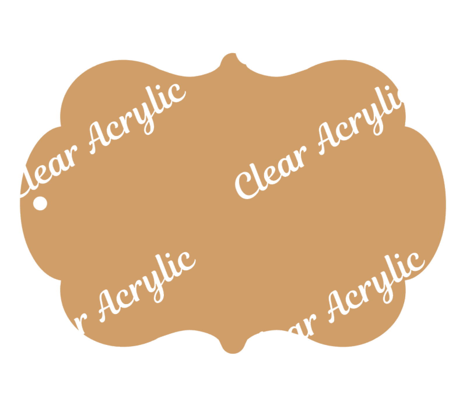 Geometric Shape Acrylic Blanks