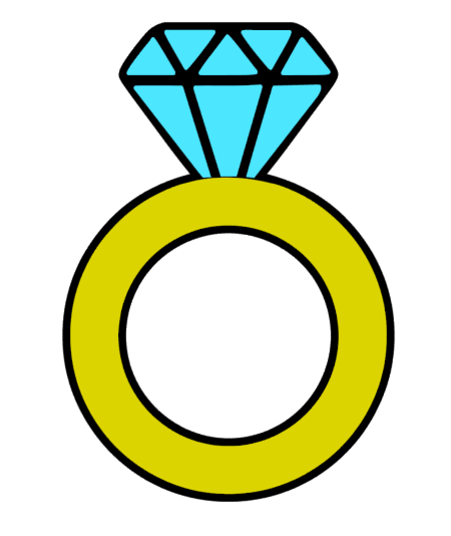 Diamond Ring (With Hole) Acrylic Blank