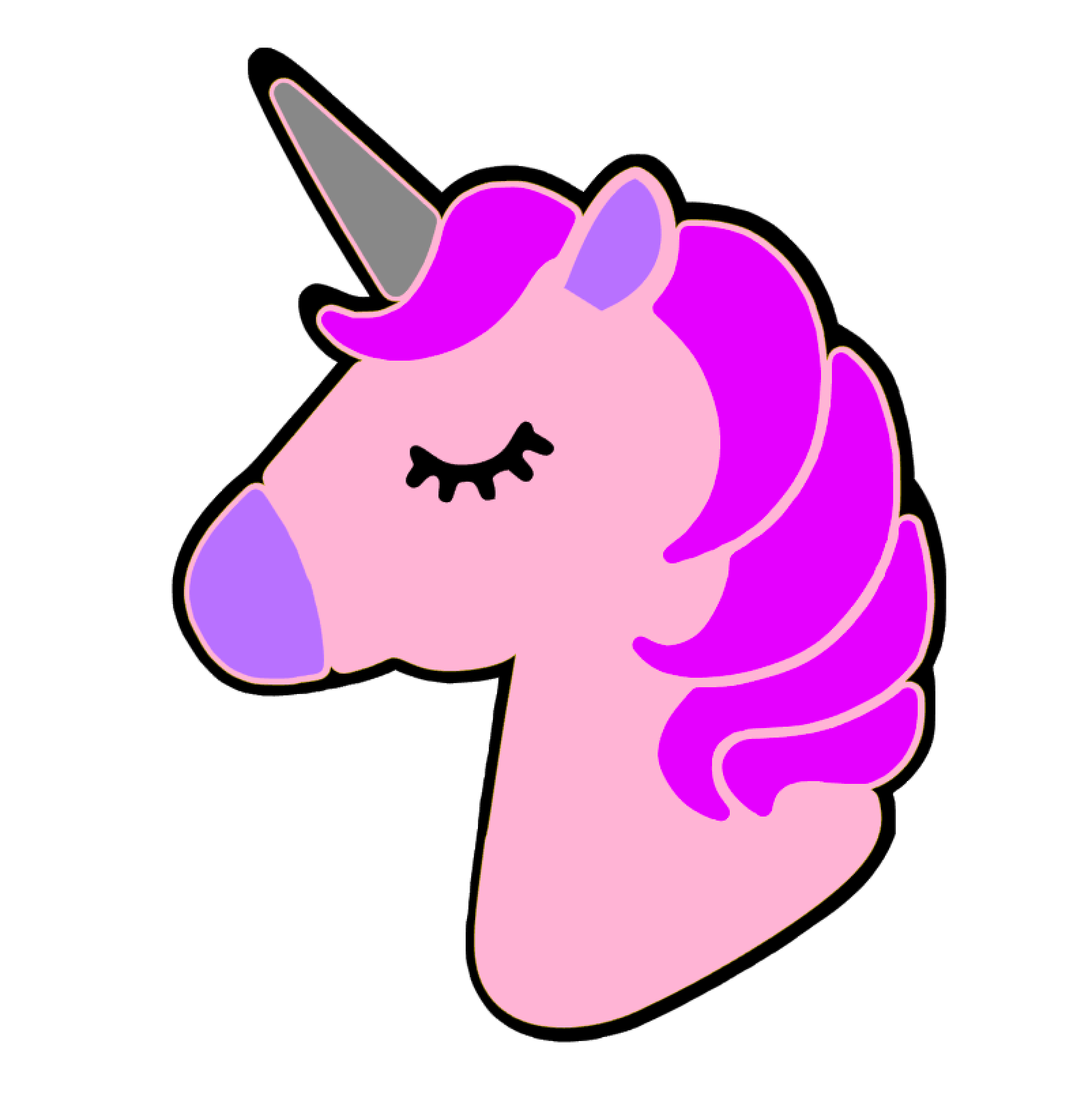 Cute Unicorn Acrylic Blank