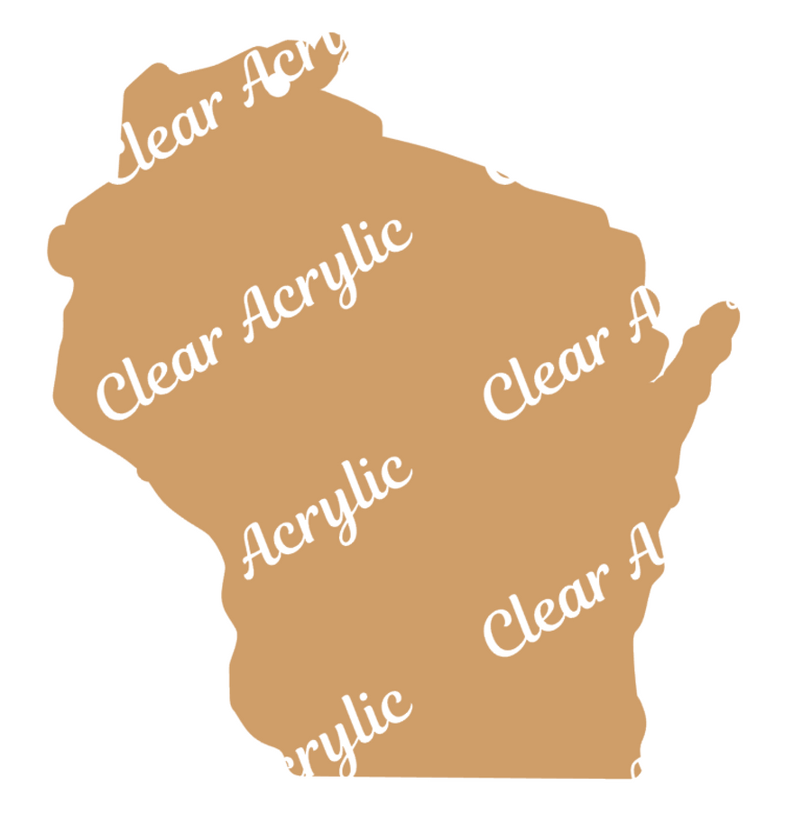 Wisconsin Acrylic Blank