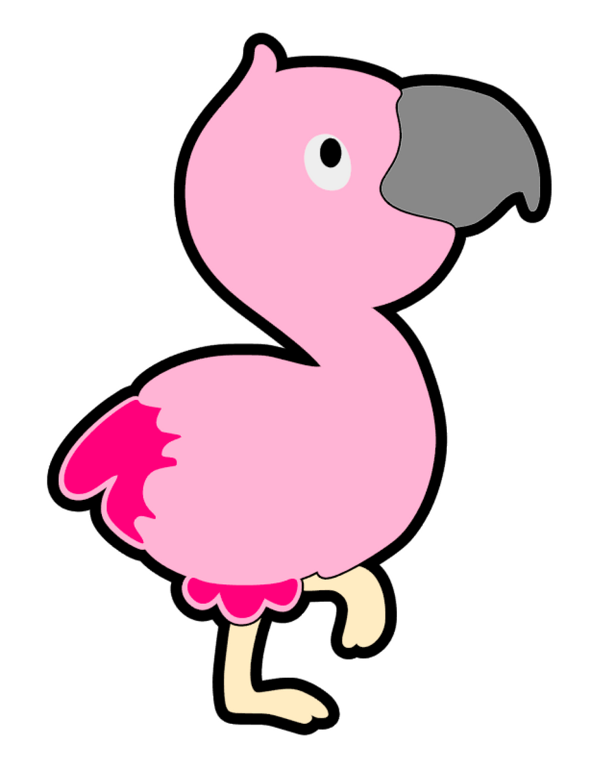 Baby Flamingo Acrylic Blank