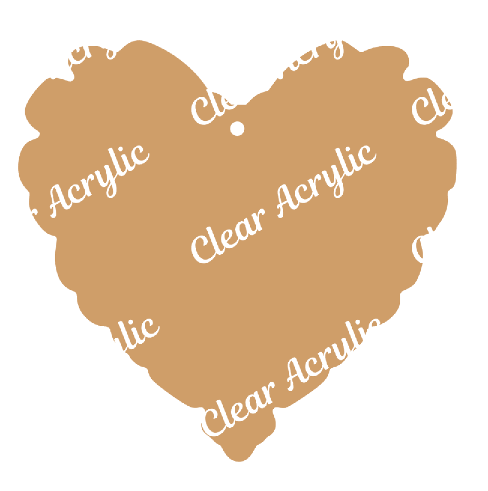 Rib Cage Heart Acrylic Blanks