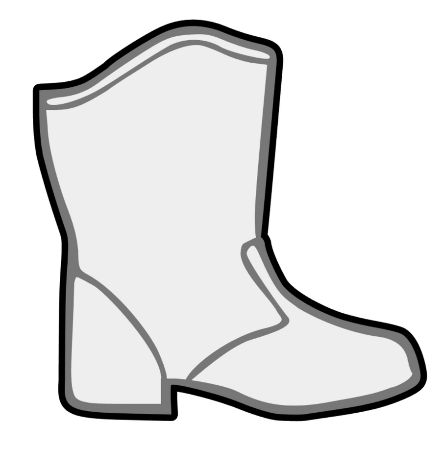 Drill Team Boot Acrylic Blank Moxie Vinyls