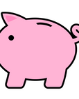Piggy Bank Acrylic Blank