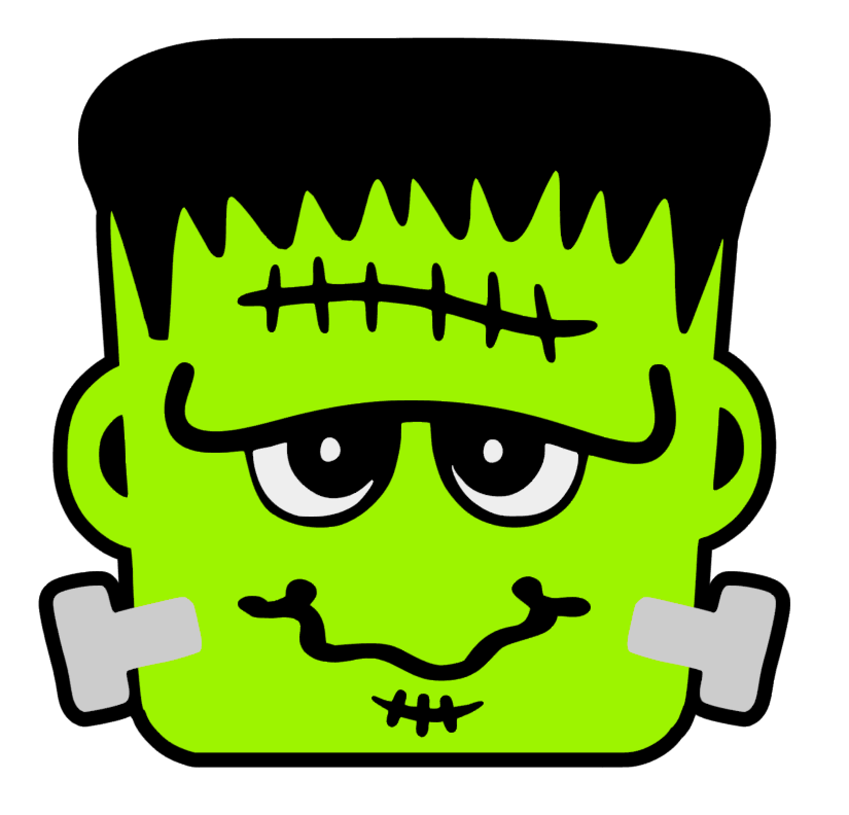 Block Head Frankenstein Acrylic Key Chain Blank – Moxie Vinyls