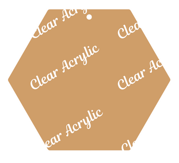 Hexagon Acrylic Blank