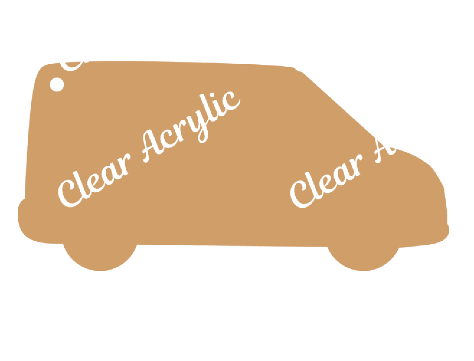 Delivery Van Acrylic Blank