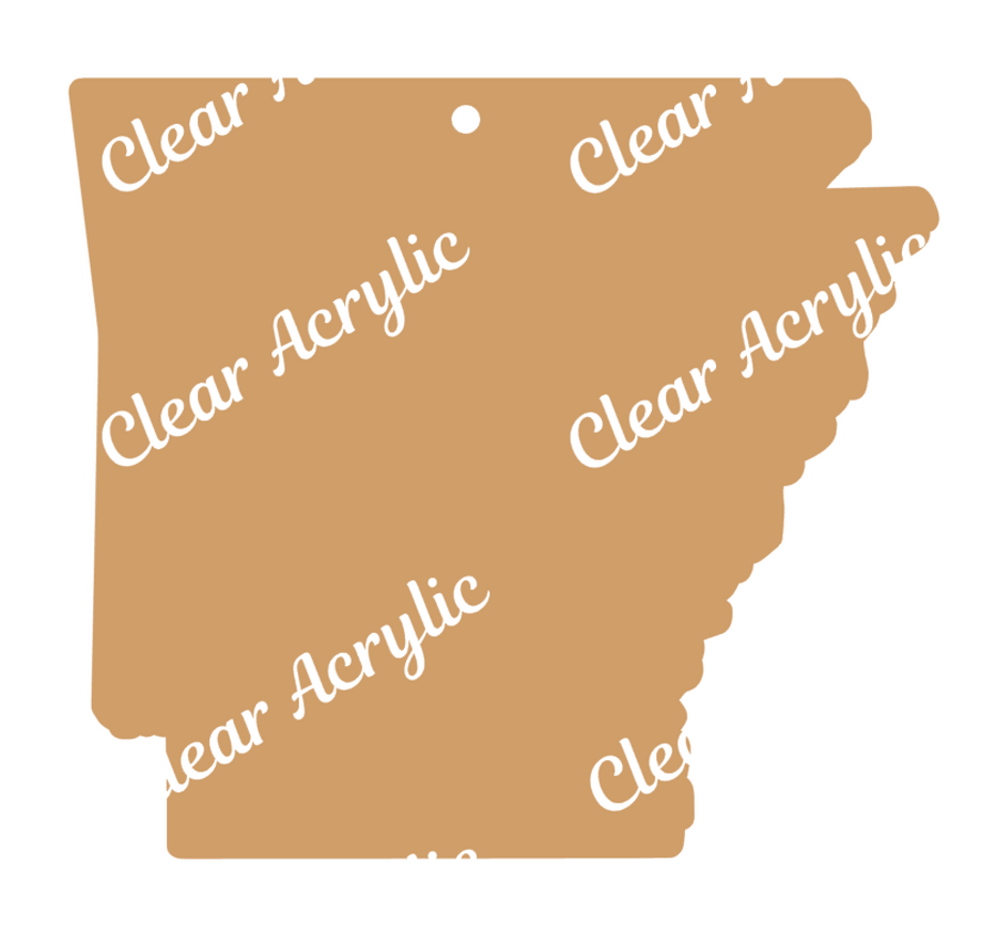 Arkansas State Acrylic Blank