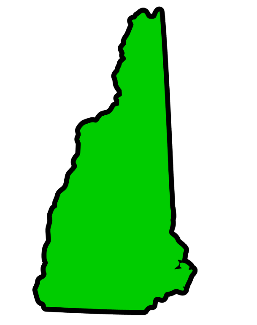 New Hampshire State Acrylic Blank