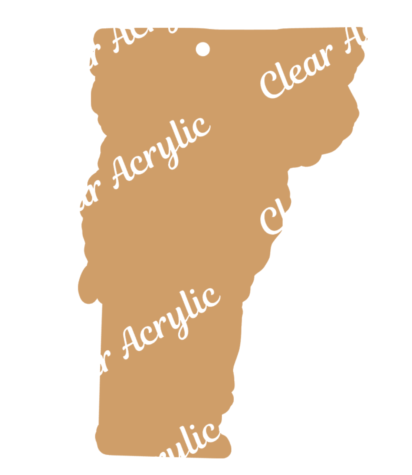 Vermont State Acrylic Blanks for Keychains