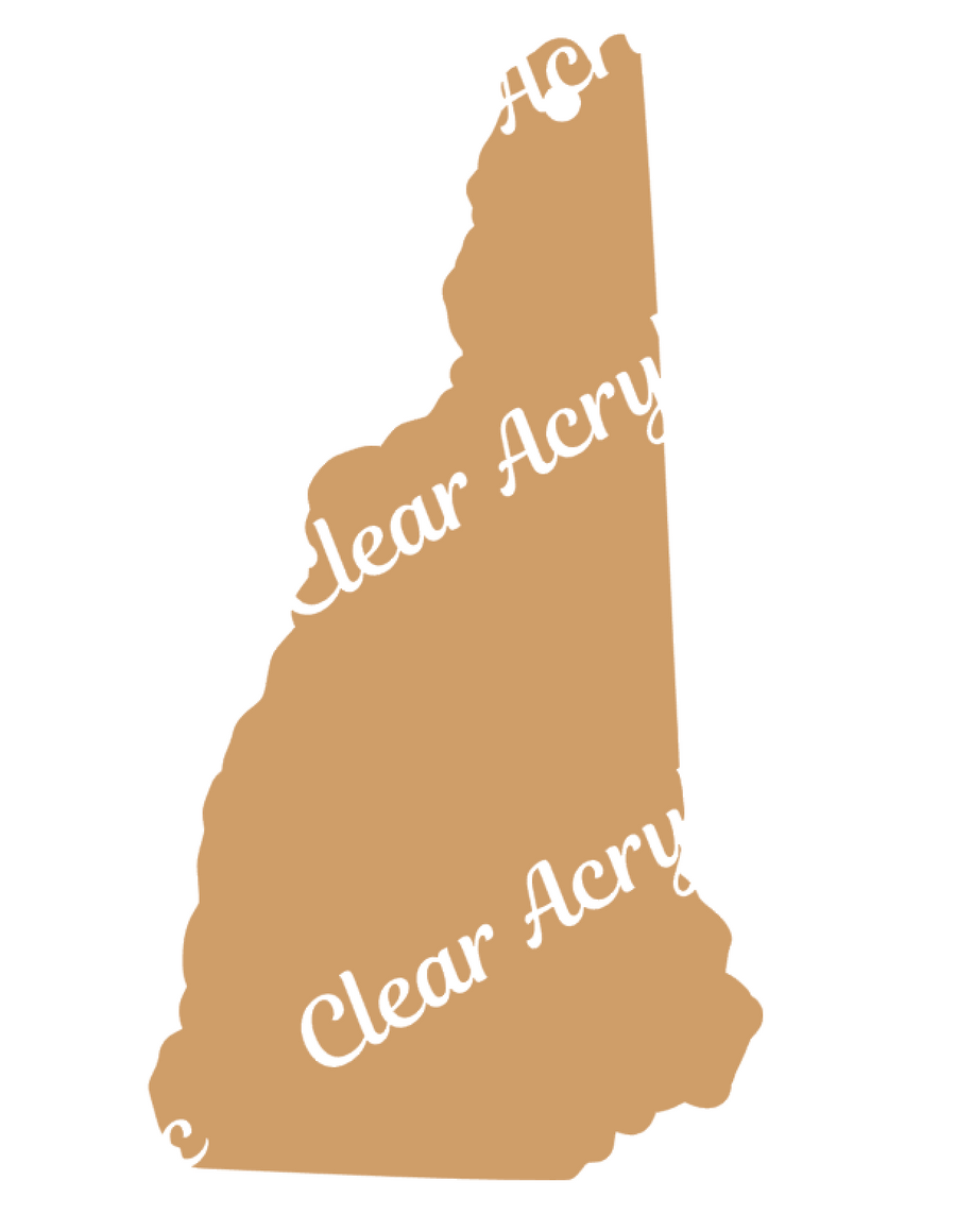 New Hampshire State Acrylic Blank