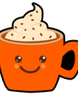 Cute Cappuccino Cup Acrylic Blank
