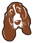 Basset Hound Face Acrylic Blank
