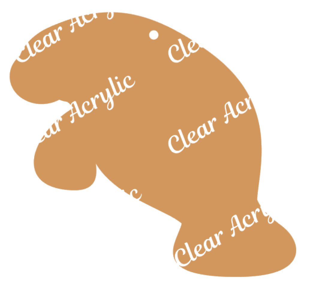 Manatee Acrylic Blanks for Crafts