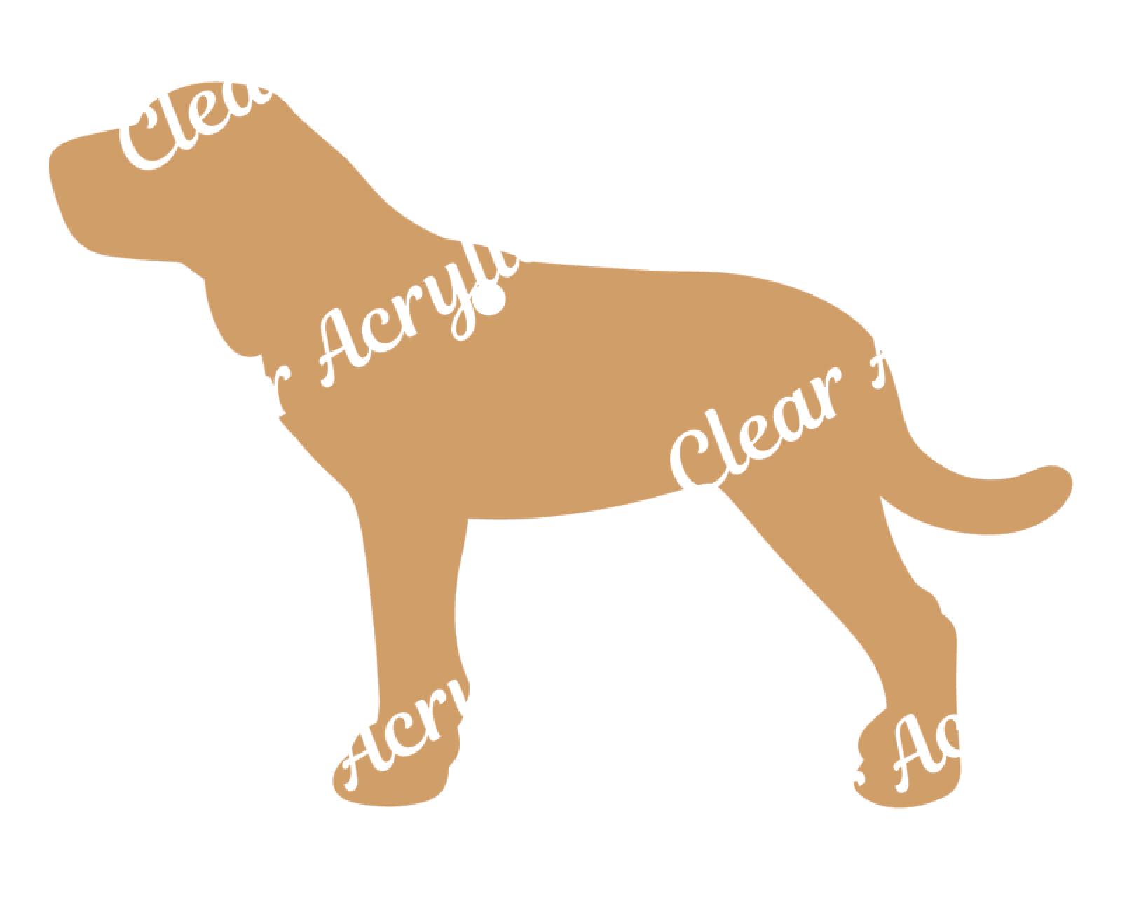 Blue Tick Hound Acrylic Blanks