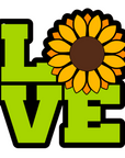Love Sunflower Acrylic Blank