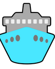 Cruise Ship Front Acrylic Blank