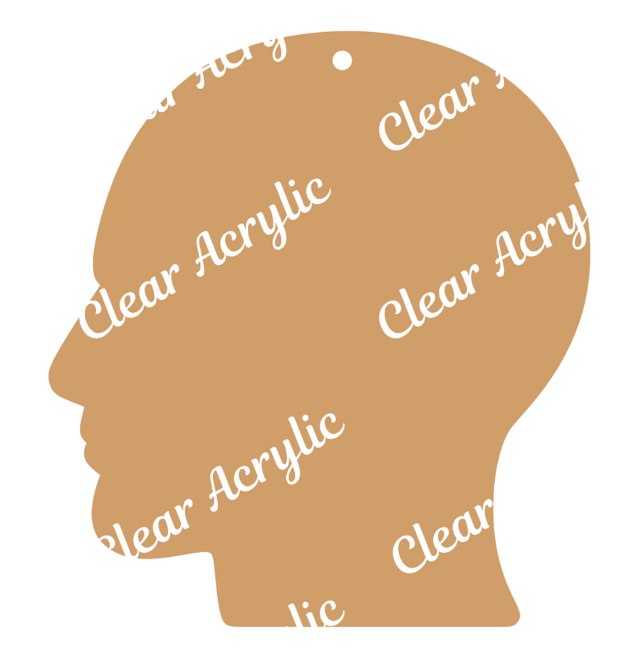 Head Brain Thought Process Acrylic Blank