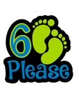 6 Feet Please Badge Reel Blank
