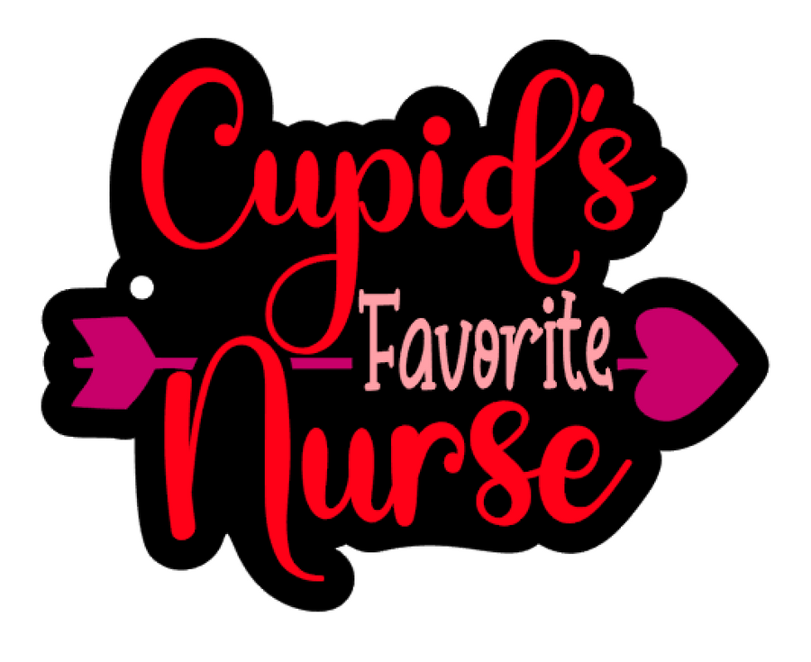 Cupids Favorite Nurse Acrylic Blank