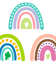 Boho Rainbow Acrylic Blank