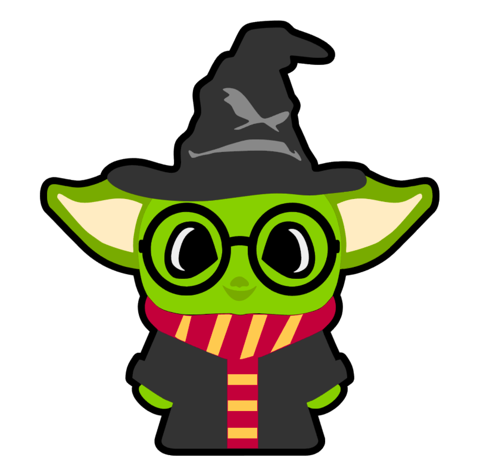 Baby Alien Wizard Acrylic Blank
