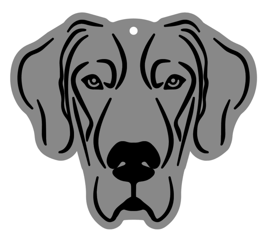 Great Dane Face Uncropped Acrylic Blank