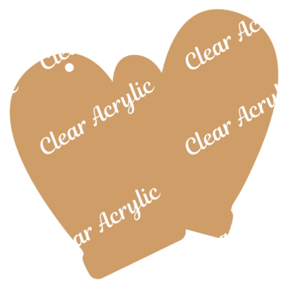 Bernies Mittens Acrylic Blanks