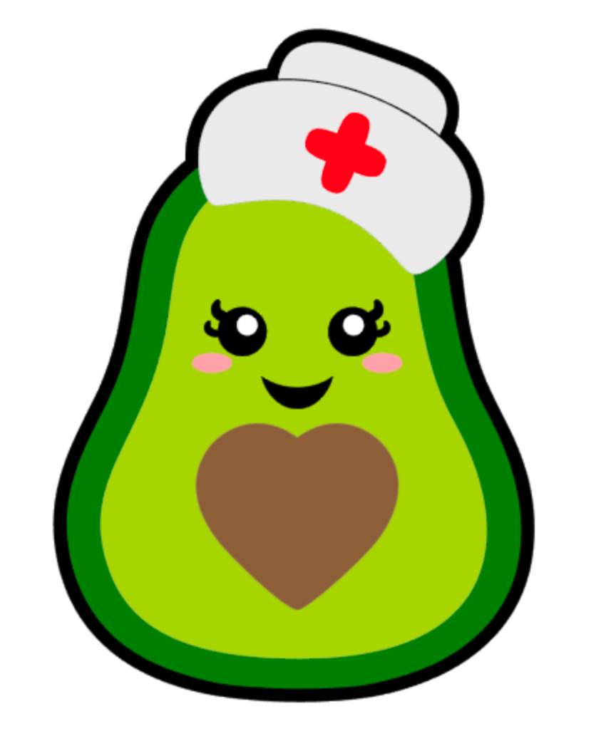 Avocado Nurse Acrylic Blank