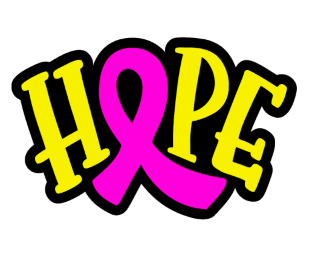 Hope Ribbon Black Hope Ribbon Awareness Acrylic Blank for Crafts – Moxie Vinyls