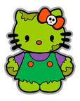 Zombie Kitty Acrylic Blank