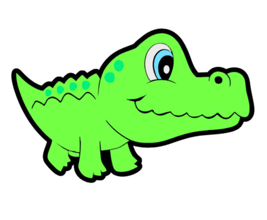 Baby Alligator Acrylic Blank
