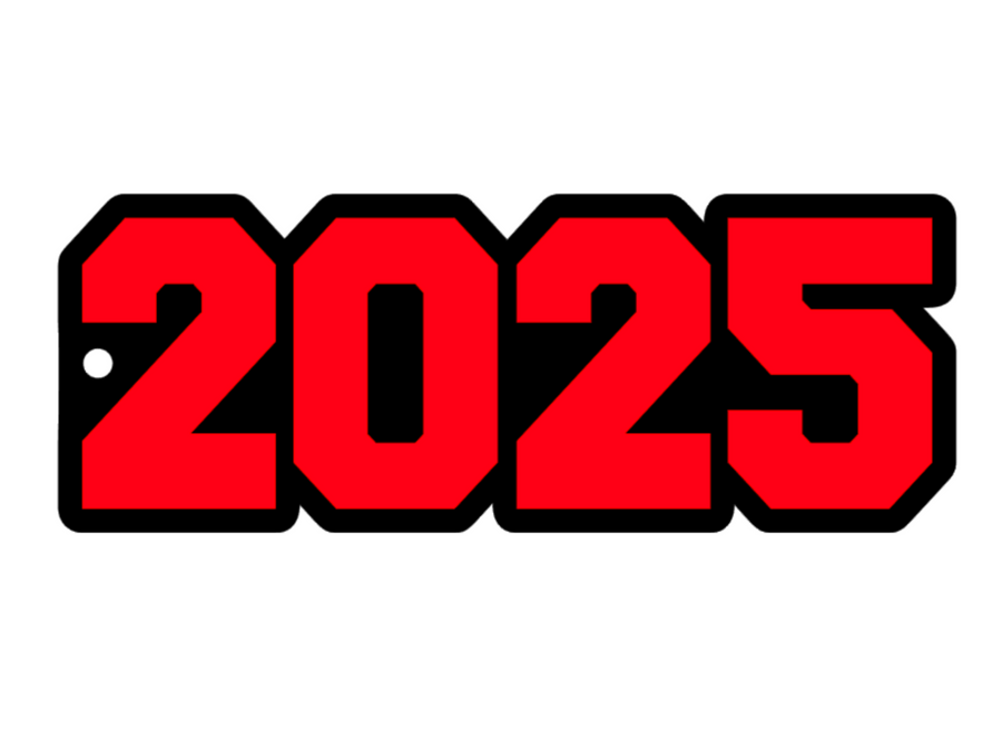 2025 Year Acrylic Blanks for Key Chains