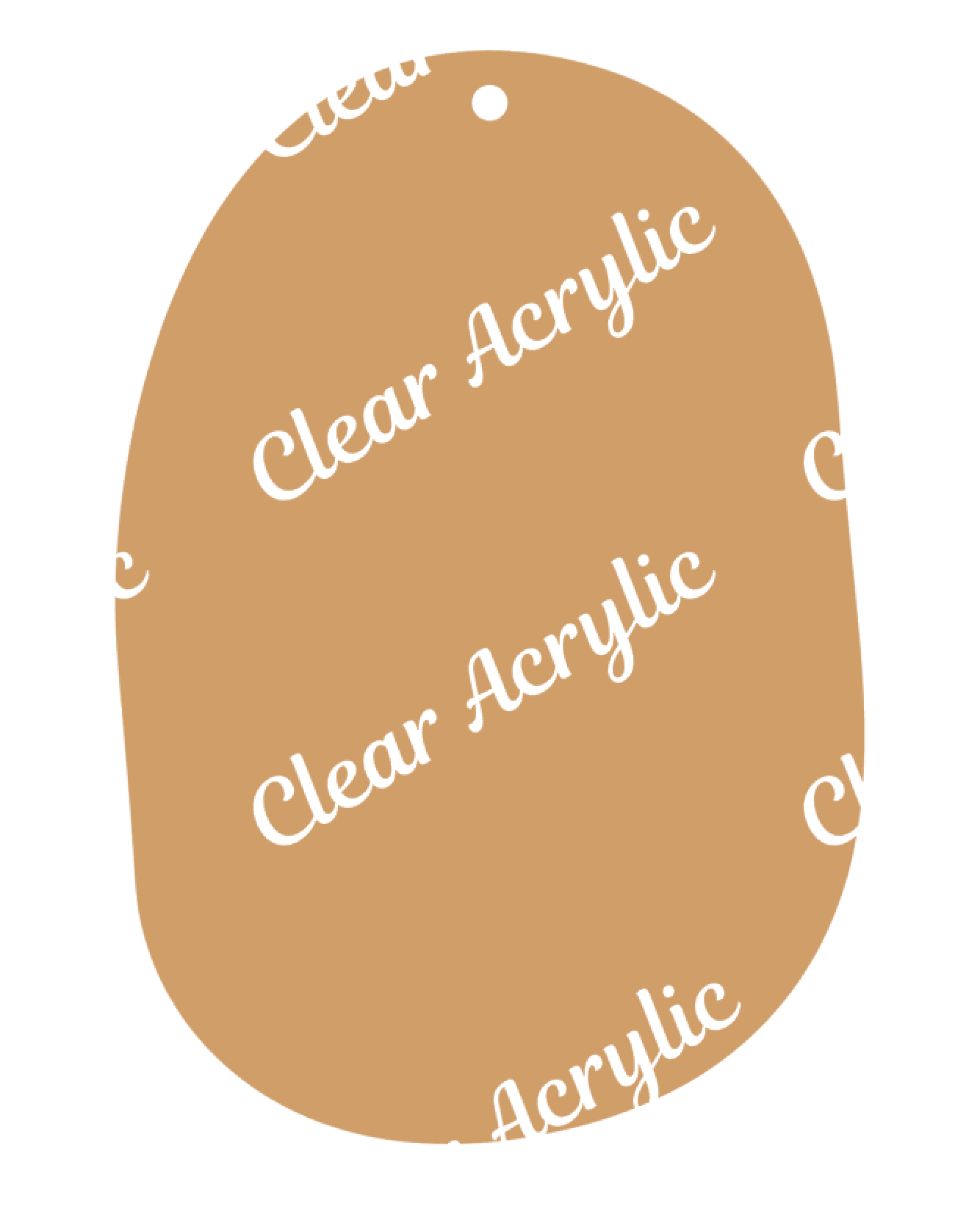 Potato Food Acrylic Blanks