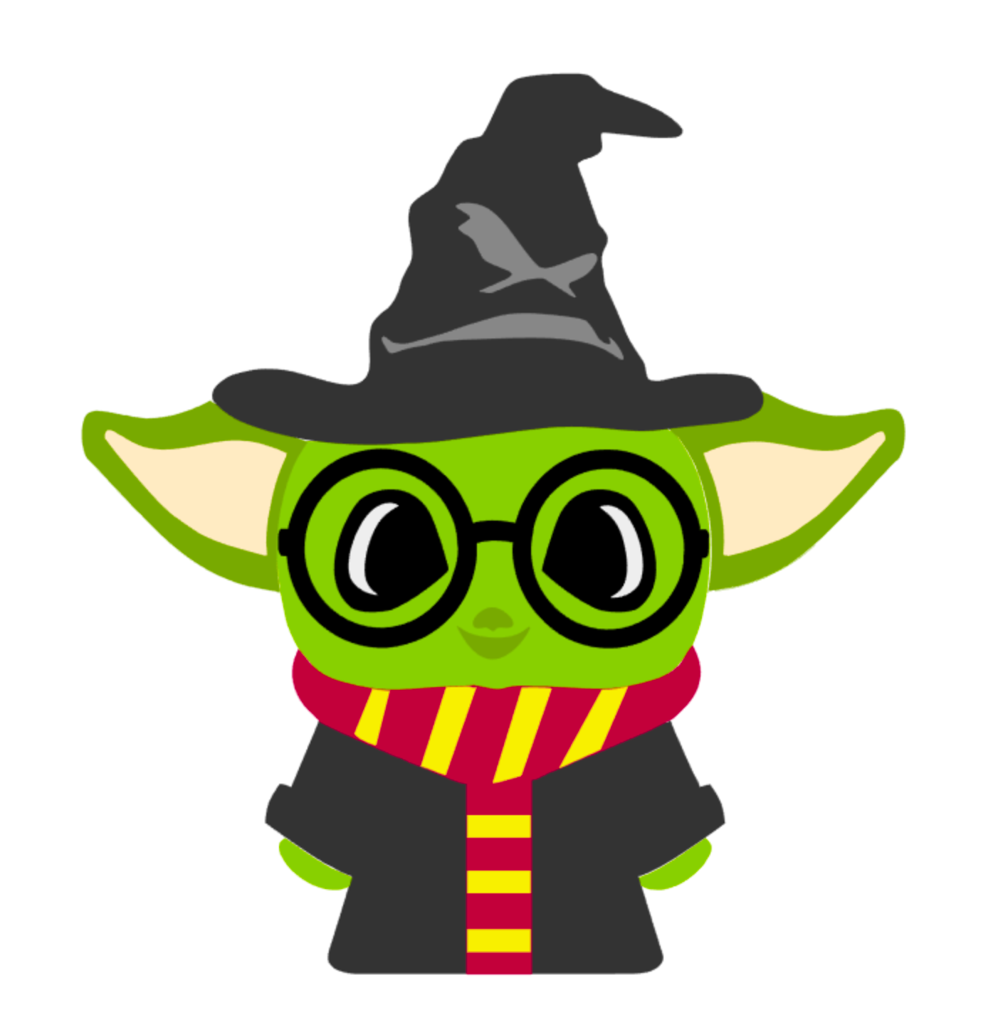 Baby Alien Wizard DECAL