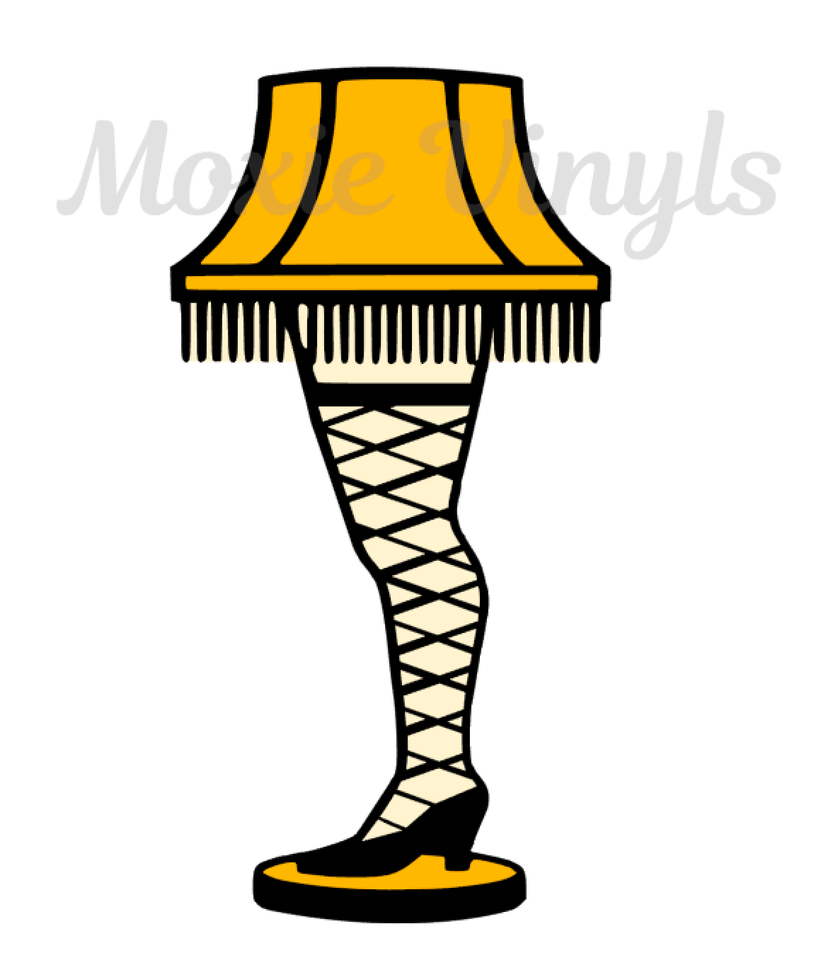 Leg Lamp DECAL – Moxie Vinyls