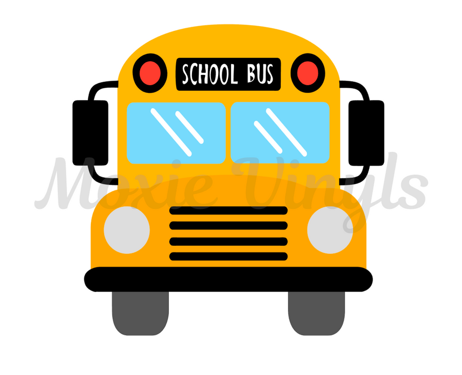 School Bus Front DECAL