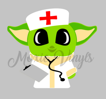 Baby Alien Nurse DECAL