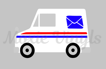 Postal Truck DECAL