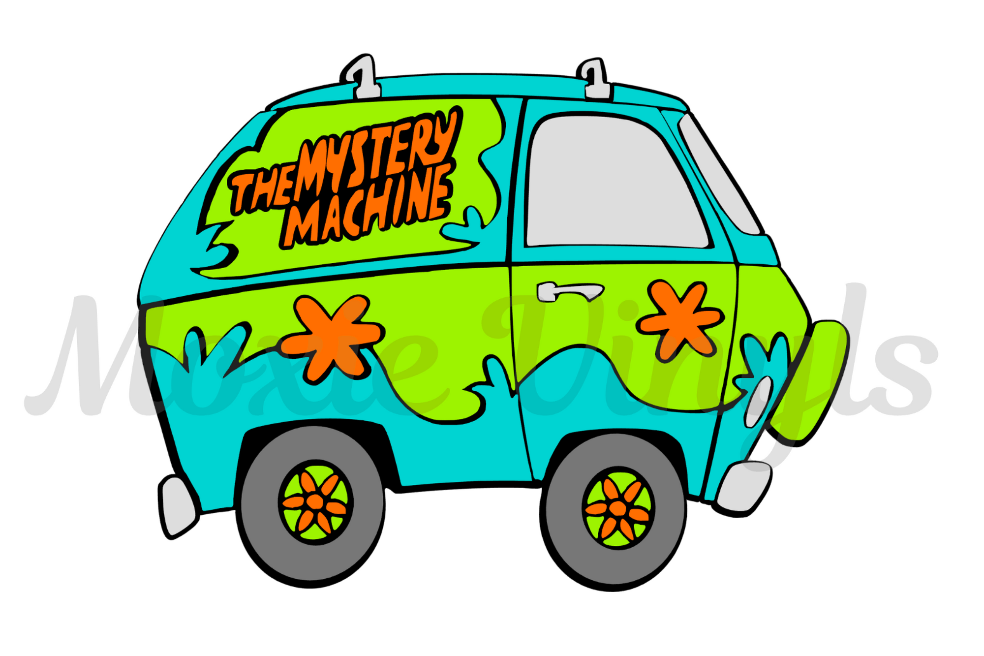 Cartoon Van DECAL