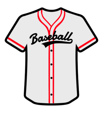Baseball Sports Jersey Acrylic Blanks