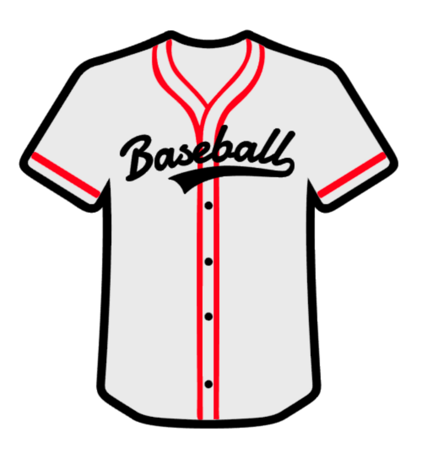 baseball jersey blank