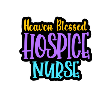Blessed Hospice Nurse Badge Reel Blank
