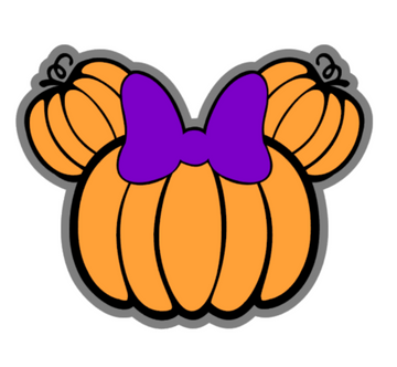 Minnie Pumpkin Acrylic Blank